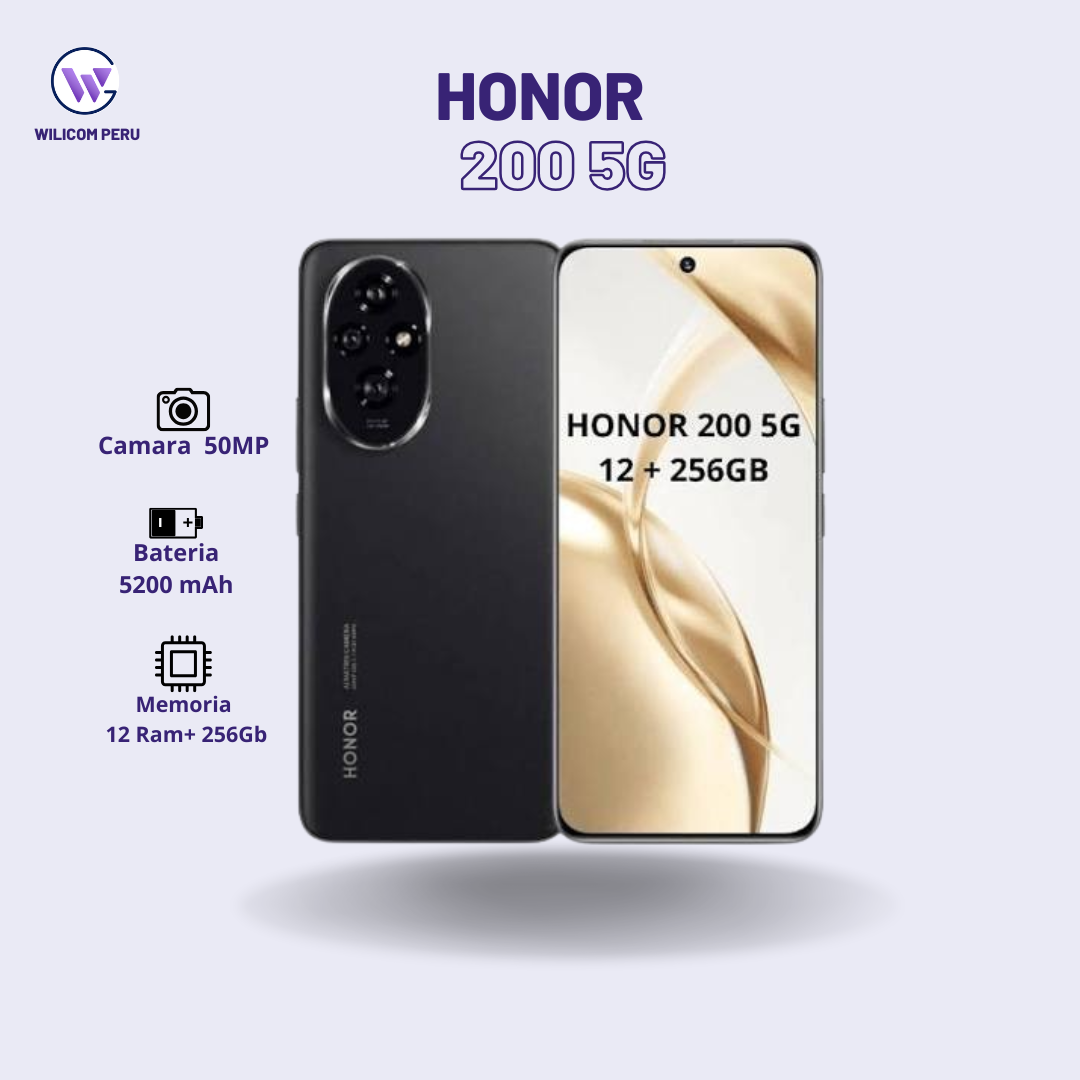 HONOR 200 12GB+256GB Negro
