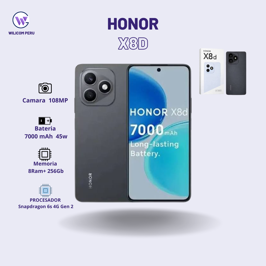 HONOR X8d 8GB+256GB Dual SIM