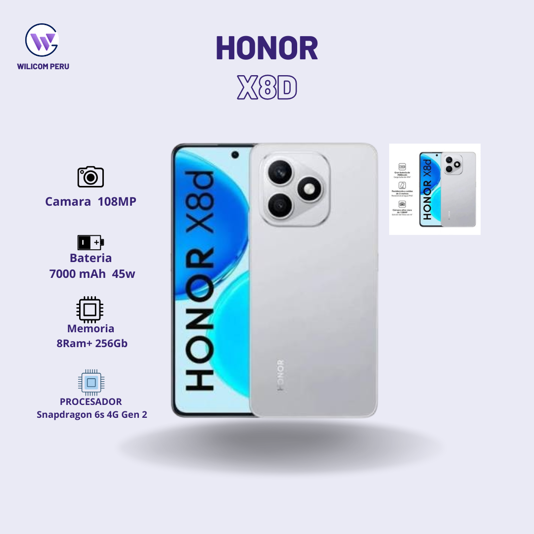 HONOR X8d 8GB+256GB Dual SIM
