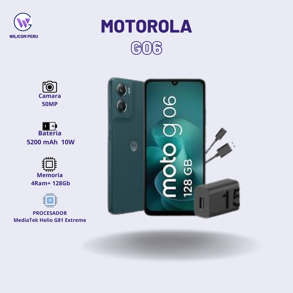 Motorola G06 4GB+128GB Azul