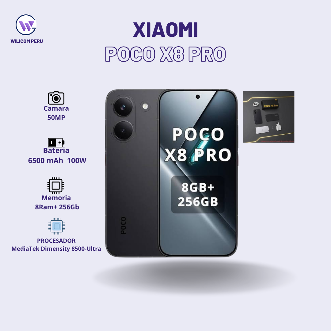 POCO X8 Pro 8GB+256GB Negro