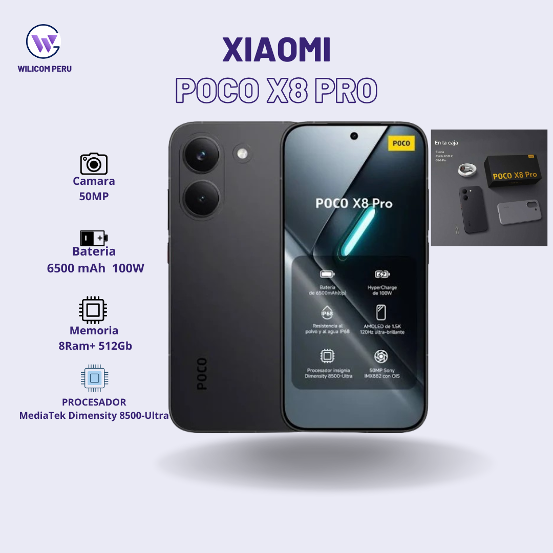 POCO X8 Pro 8GB+512GB Negro