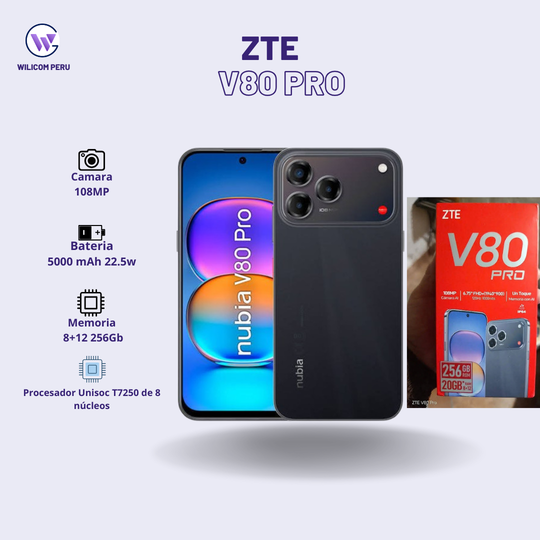 ZTE Nubia V80 Pro 8GB+256GB Negro