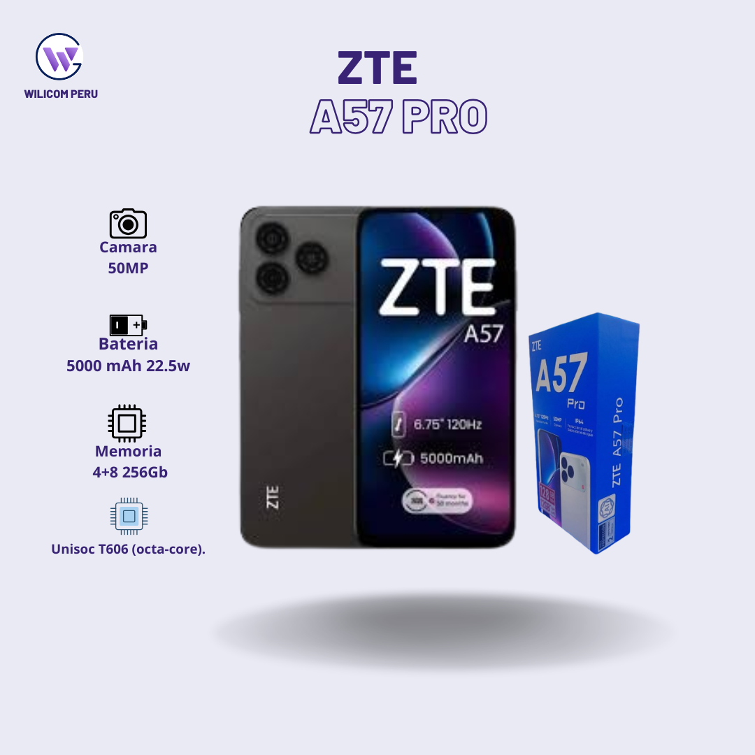 ZTE Blade A57 Pro 4GB+128GB Negro