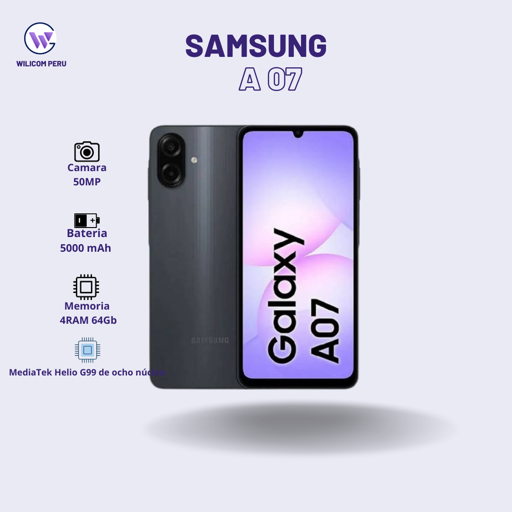 Samsung Galaxy A07 4GB RAM + 64GB