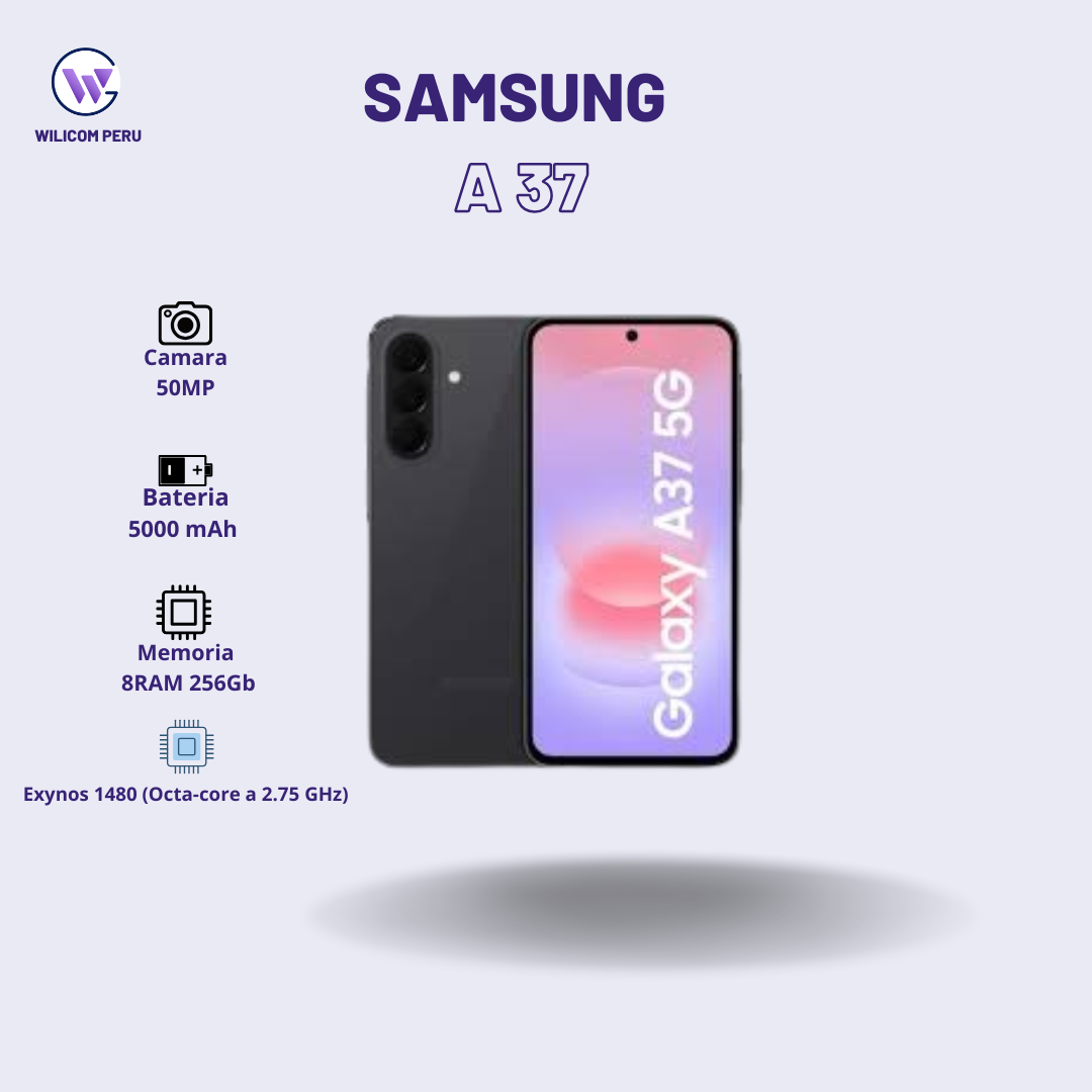 Samsung Galaxy A37 5G  8GB RAM + 256GB