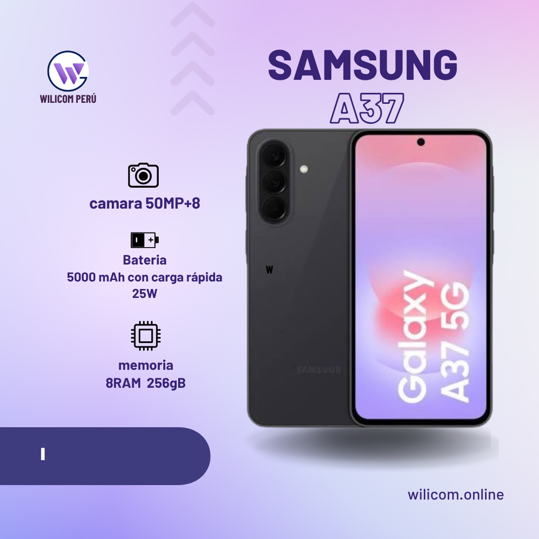 Samsung Galaxy A37 5G  8GB RAM + 256GB