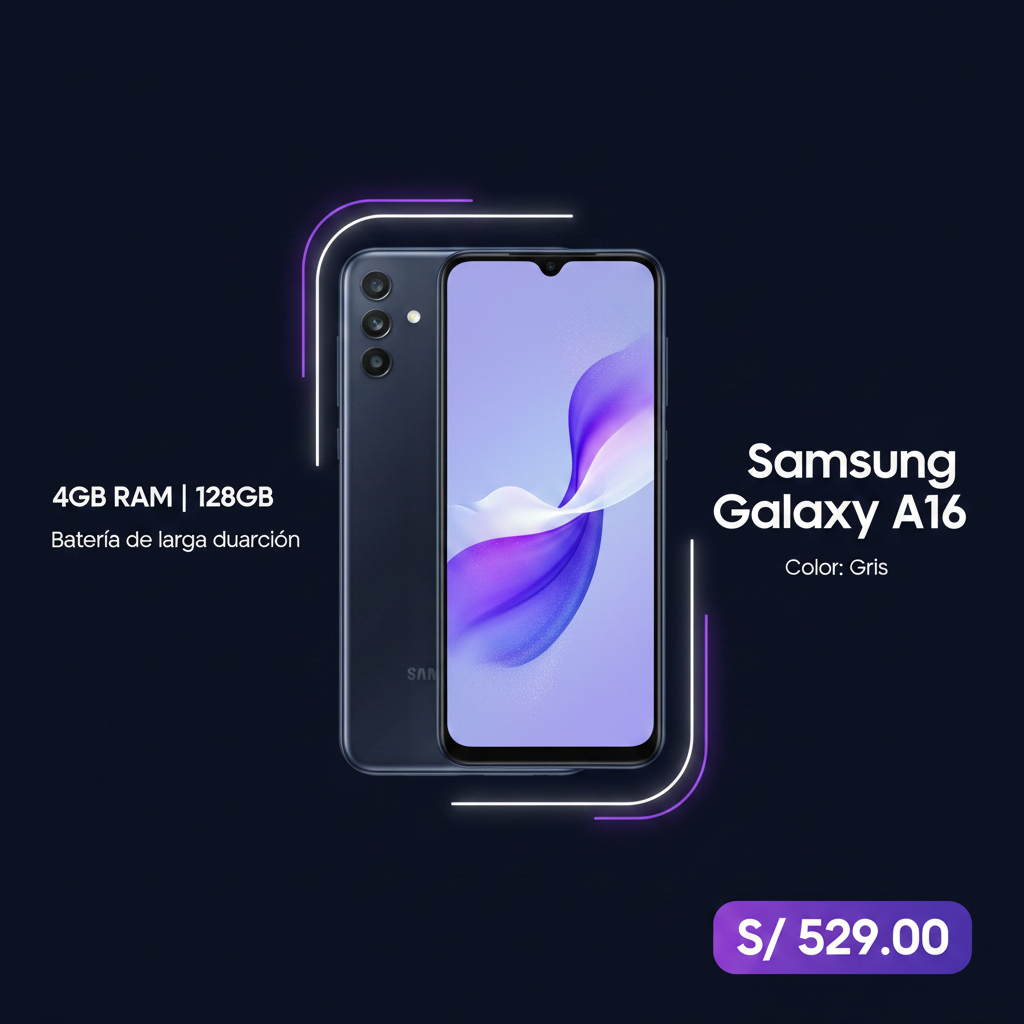 Samsung Galaxy A16 con características